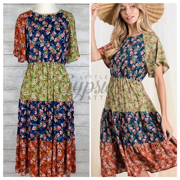 Handmade Frolic in the Meadow Prairie Dress - Picture 13 of 14